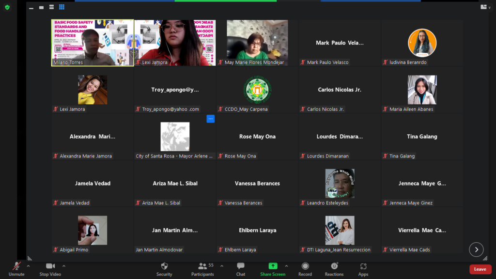 Crowd shot of the participants of webinar