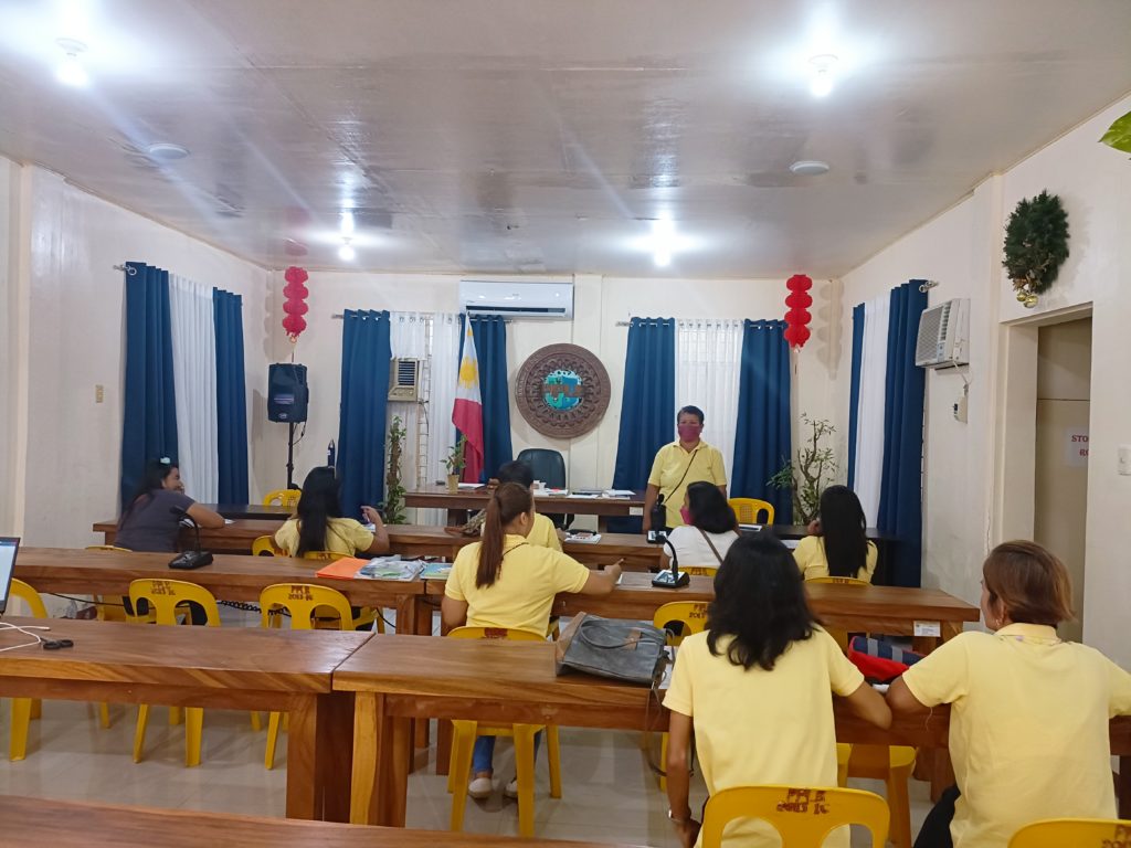 in photo: NC San Andres while conducting the business integrated licensing seminar