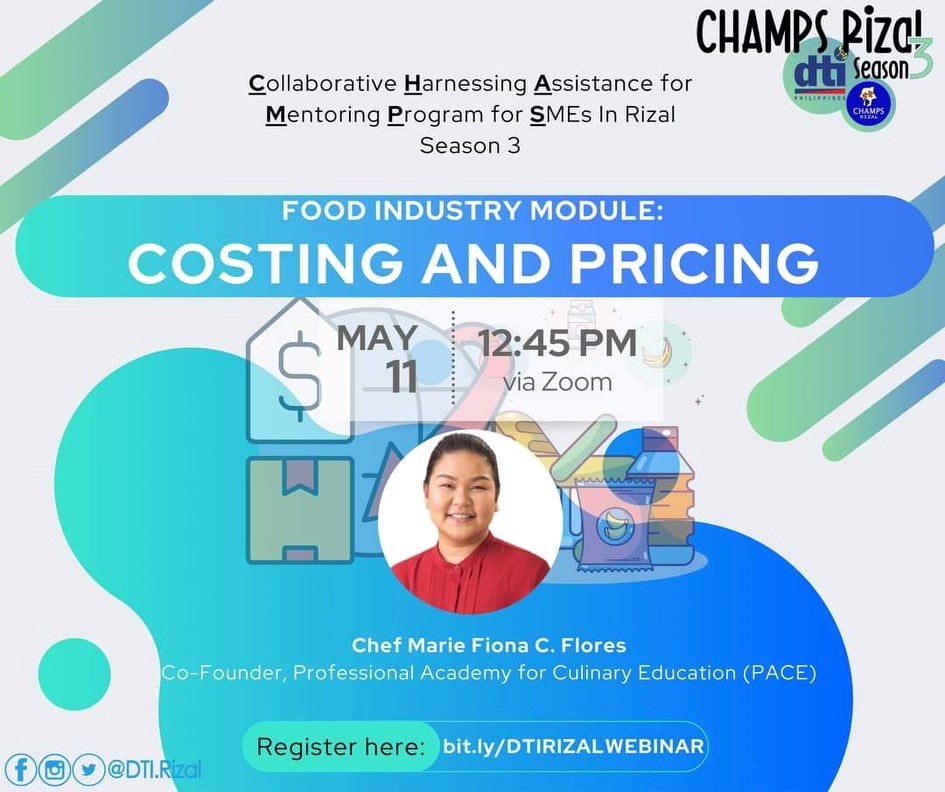 Food Industry Module: Pricing and Costing