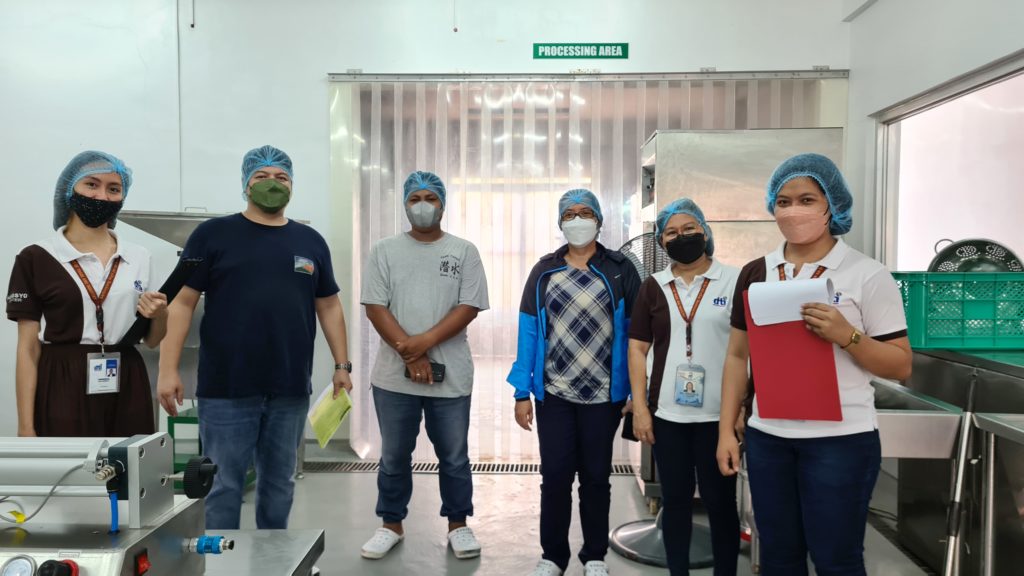 SSF Provincial Coordinator, Ms. Ma. Graciela C. Ledesma, Admin Officer II, Ms. Leizel A. Luneta, and SSF Support Staff, Ms. Dara Jannes C. Obmerga together with personnel from Diamond Industrial Systems Provider, Inc.