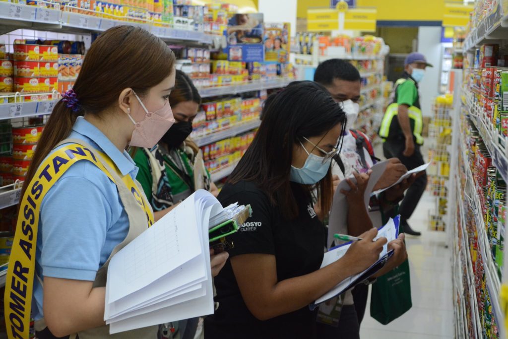 CPCC Price Monitoring Task Force inspecting a supermarket