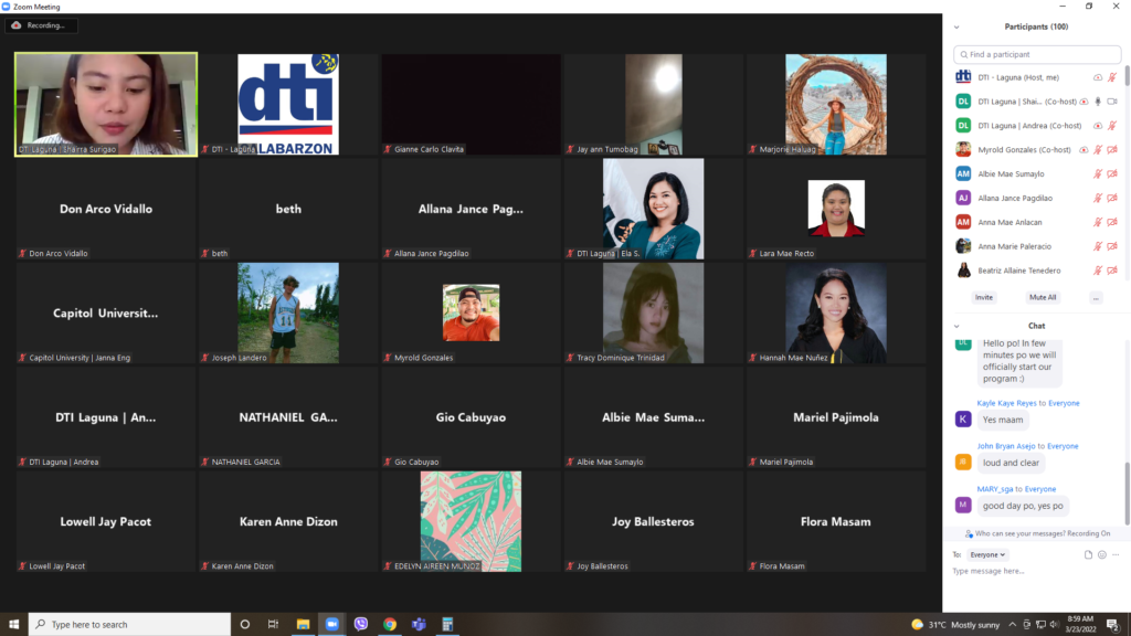 Crowd shot of the participants of SME Roving Academy (SMERA)