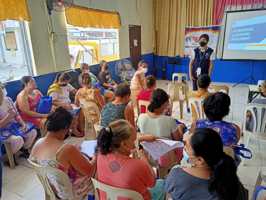 DTI Programs and Services presentation by BC Jaymie Benito