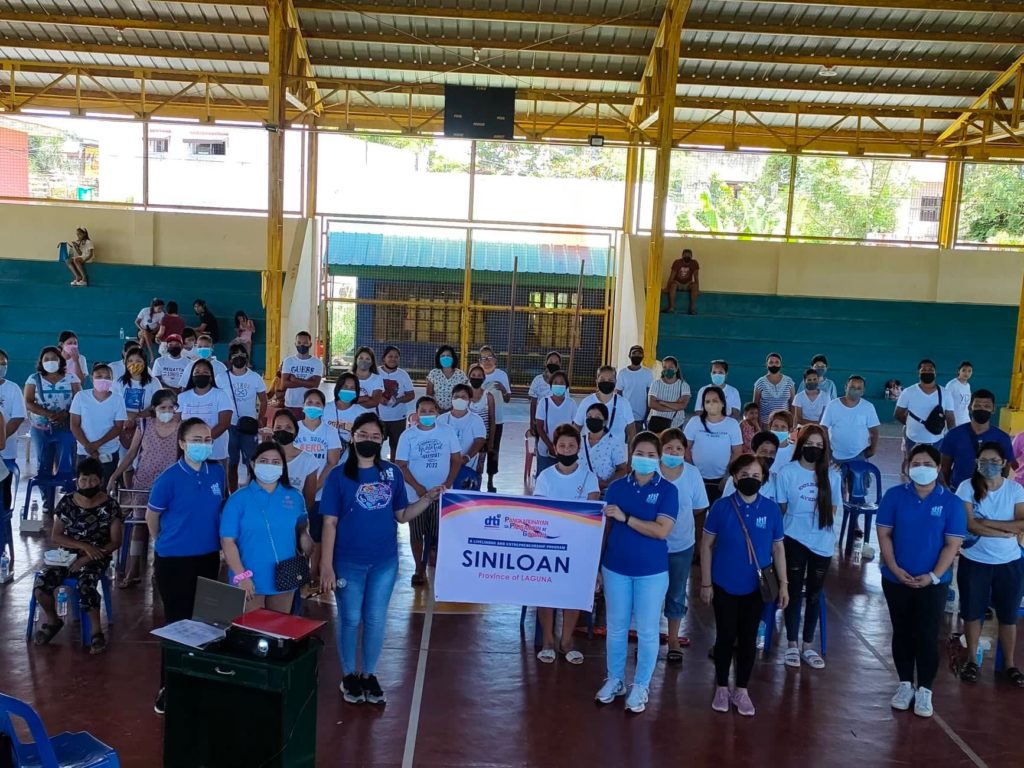 Group Photo: DTI Laguna launching the PPG program cum entrepreneurial training