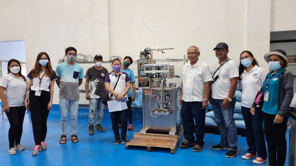 In Photo: Mayor Fernando L. Mesa together with the DTI Negosyo Center Business Counselor Victoria T. Gonzales, the Chairperson of AIPFC, Mrs. Gloria O. Cadiz, and their officers and members, with the SSF Provincial Coordinator Ma. Graciela C. Ledesma and SSF Support Staff Dara Jannes C. Obmerga