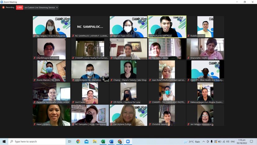 Crowd shot of CHAMPS beneficiaries who attended the Module discussion