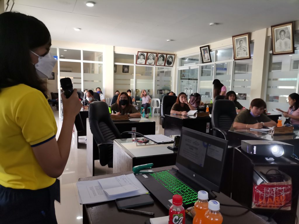 In photo: NC San Antonio Business Counselor Daisy S. Lacerna discussed the DTI programs and services.