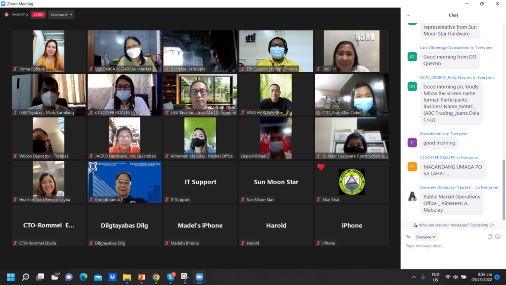 Crowd shot of the attendees of webinar