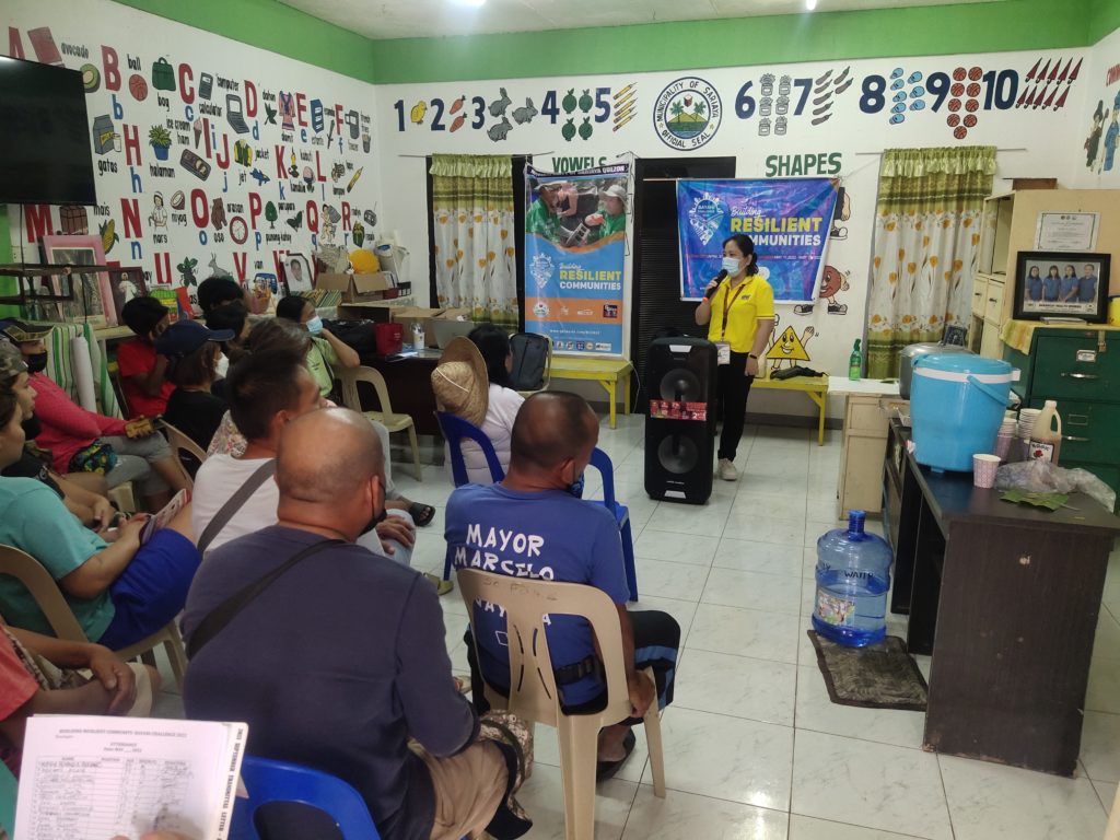 NC Sariaya Business Counselor Shayne B. Nocus conducting an Orientation on How to Start a Business