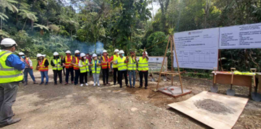 DTI-10 RAPID Growth Project spearheaded the groundbreaking ceremony of the 3.4 kilometer farm-to-market road (FMR) in Barangay Kaatuan, Lantapan, Bukidnon last June 17, 2022.