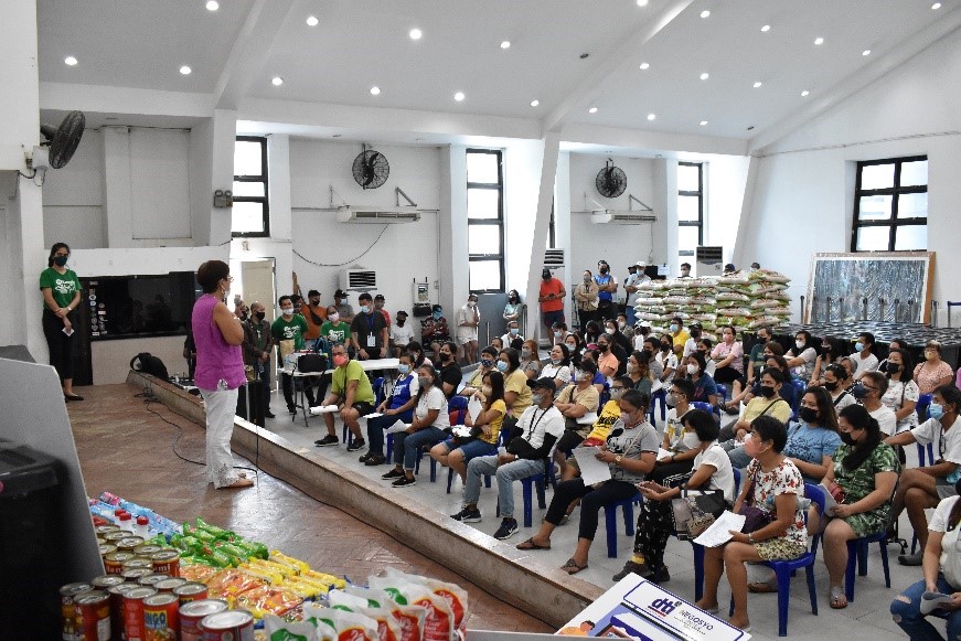 OIC PD Cleotilde M. Duran giving the overview of the program.