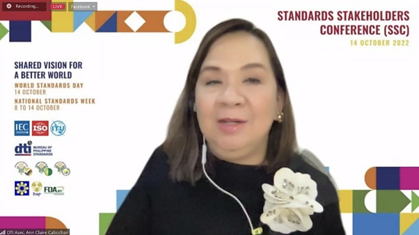 DTI-CPG Assistant Secretary Atty. Ann Claire C. Cabochan providing the closing remarks