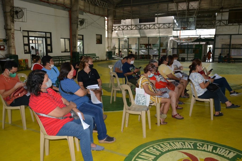 Some of the Beneficiaries while waiting for the start of the program.