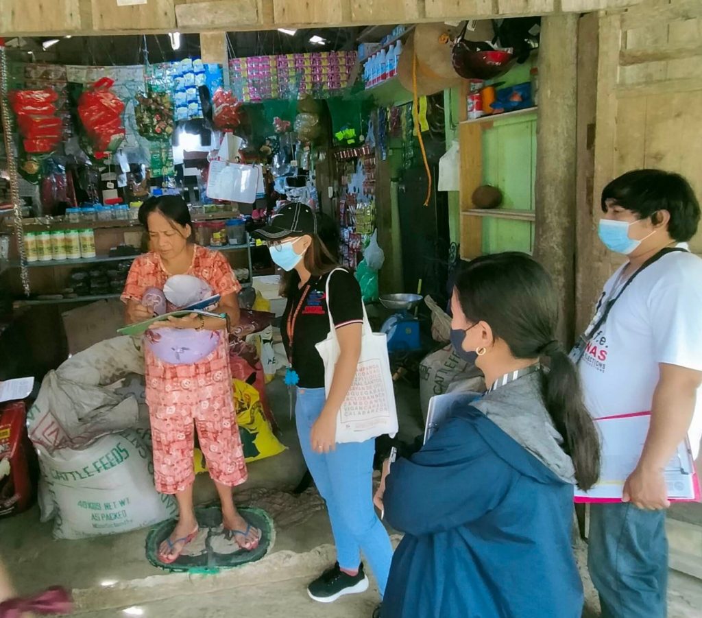 DTI Negosyo Center - Mauban's Business Counselor, while checking DTI Certificate