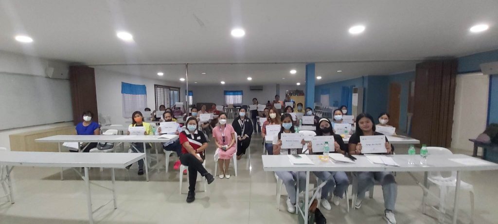 In photo: DTI Laguna, represented by Senior Trade and Industry Development Specialist Monica Czarina Abarca, together with the participants of webinar.