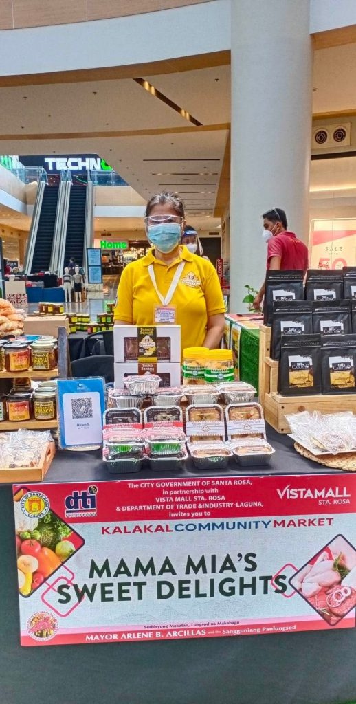 In photo: Mama Mia’s Sweet Delight participating in Kalakal Community Market.