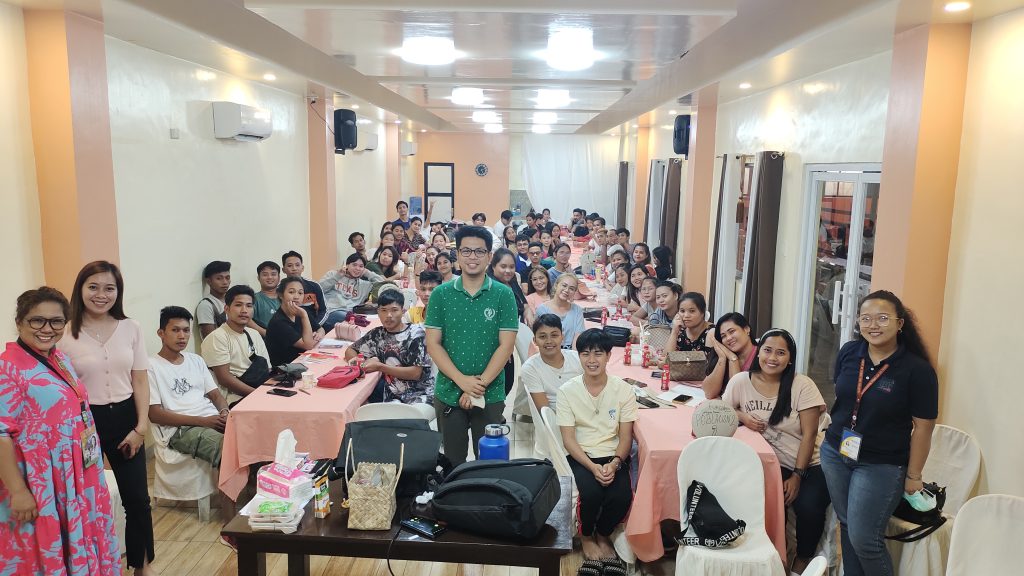 DTI Quezon through Negosyo Center Guinayangan, Mr. Kein Harvey P. Chito, General Manager of BALGCO Transport, Inc., together with 3PK Bida Youth Program beneficiaries.