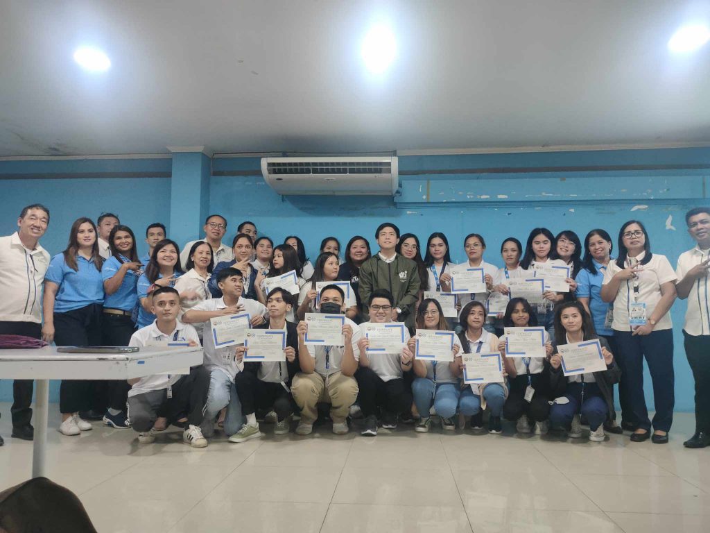 DTI Laguna together with the TESDA students.