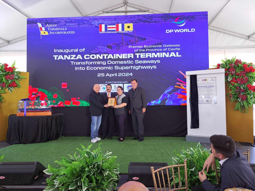 Asian Terminals Inc. (ATI) launches its newest inland container terminal in Tanza, Cavite