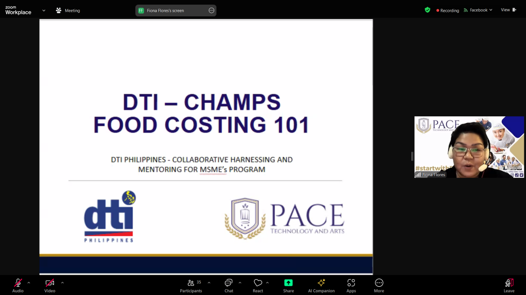 09062024_ DTI Rizal holds Costing and Pricing Webinar for Food Industry MSMEs