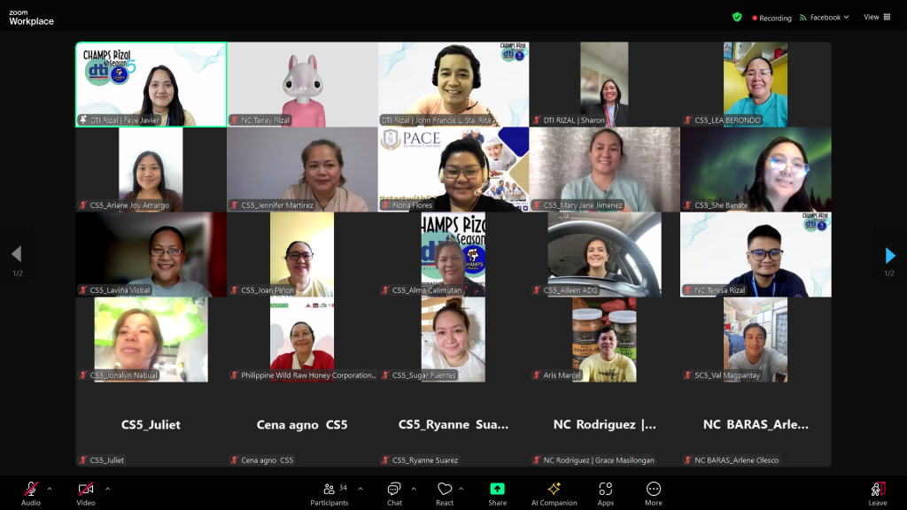 09062024_ DTI Rizal holds Costing and Pricing Webinar for Food Industry MSMEs