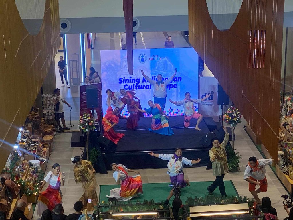 Folk dancers performing during Regional Fiesta Haraya