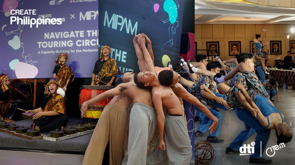 Performing artists showcase traditional dance moves at an event.