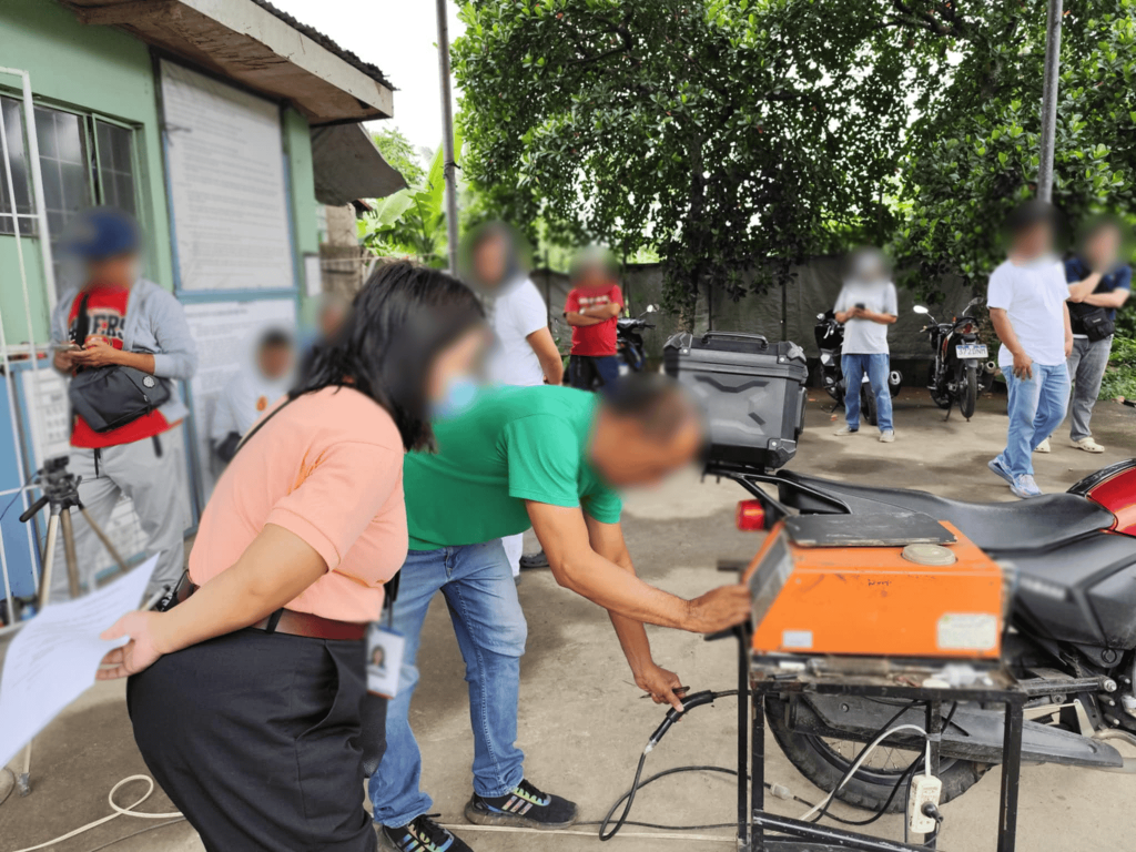 In Photo: DTI-Laguna safeguards consumers by inspecting PETC in Pila, Laguna