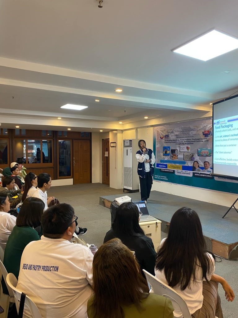 In photo: DTI, CMDC Continue to Provide Capacity Building Seminars on Entrepreneurship