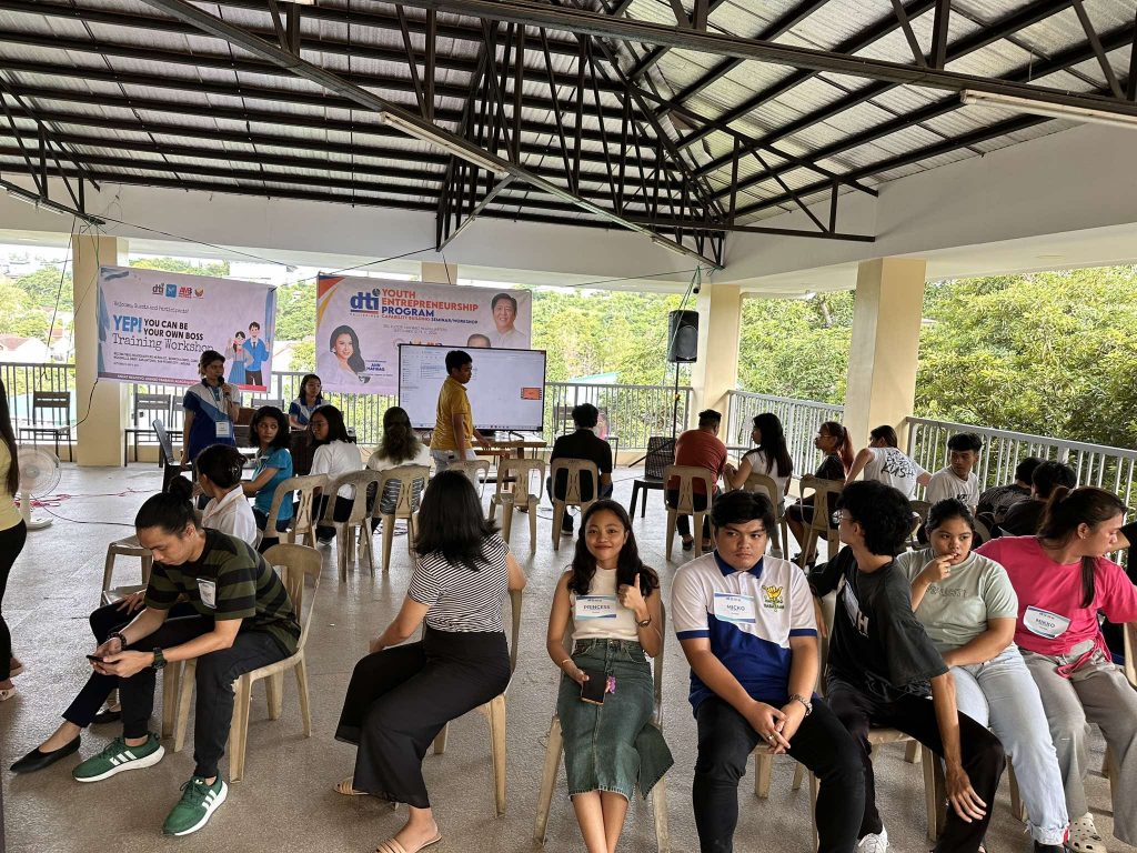 In photo: DTI-Laguna Unveils Youth Entrepreneurship Program BYOB! Capacity