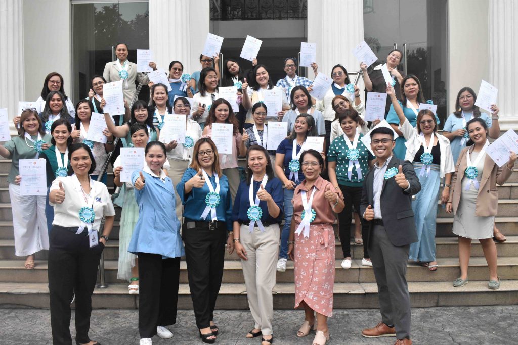 In photo: Rizal Women Entrepreneurs “RIZALHENYAS” honored at the IDEAS Graduation Ceremony
