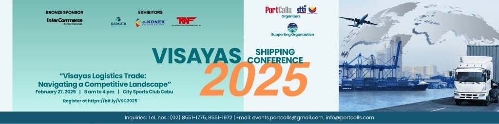 Promotional banner for the 4th Visayas Shipping Conference and Exhibit in Cebu
