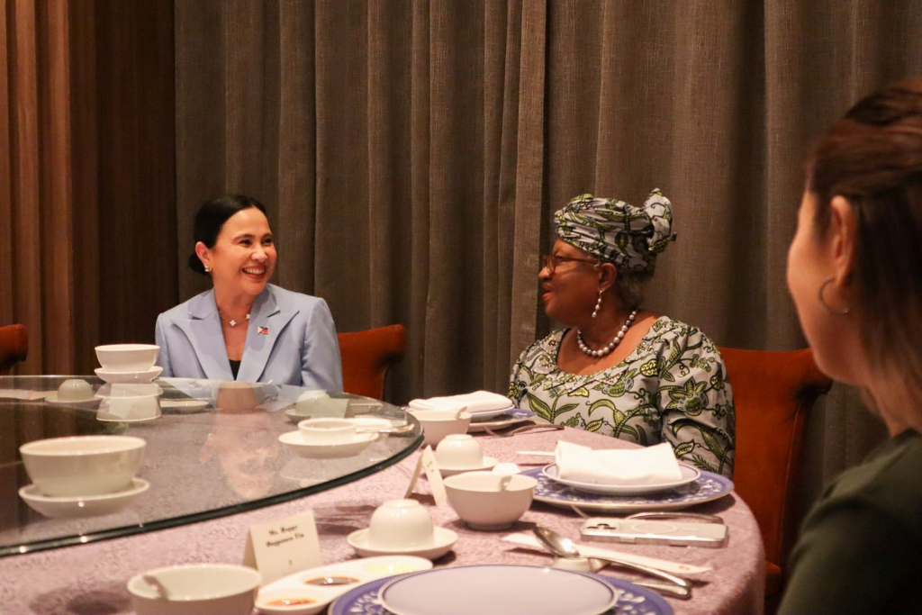 DTI Secretary Cristina A. Roque, and WTO Director-General Dr. Ngozi Okonjo-Iweala