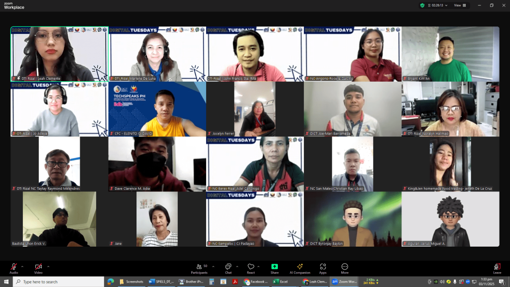 03212025_DTI Rizal Kick Off Digital Tuesdays with Cybersecurity Awareness for MSMEs