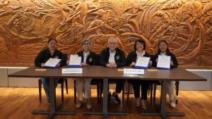 Group photo taken during the signing of MOUs between PDCB and BHI on 23 May 2025 in Makati City, featuring (from left to right): PDCB Division Chief Engr. Jocelyn C. Carrasco, PODCB Executive Director Ms. Doris U. Gacho, SP Castro, Inc. CEO Engr. Salvador P. Castro, Jr., BHI CEO Ms. Ma. Nora Zenaida Castro-Roxas, and BHI Executive Director Ms. EsmGroup photo taken during the signing of MOUs between PDCB and BHI on 23 May 2025 in Makati City, featuring (from left to right): PDCB Division Chief Engr. Jocelyn C. Carrasco, PODCB Executive Director Ms. Doris U. Gacho, SP Castro, Inc. CEO Engr. Salvador P. Castro, Jr., BHI CEO Ms. Ma. Nora Zenaida Castro-Roxas, and BHI Executive Director Ms. Esmeralda C. Fernandez.eralda C. Fernandez.