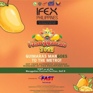 DTI champions Guimaras Mangoes at IFEX Philippines 2025