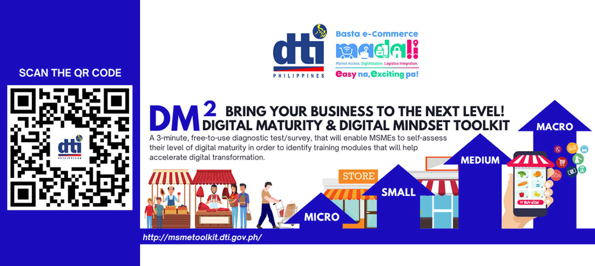 e-MSME Banner Department of Trade and Industry Philippines