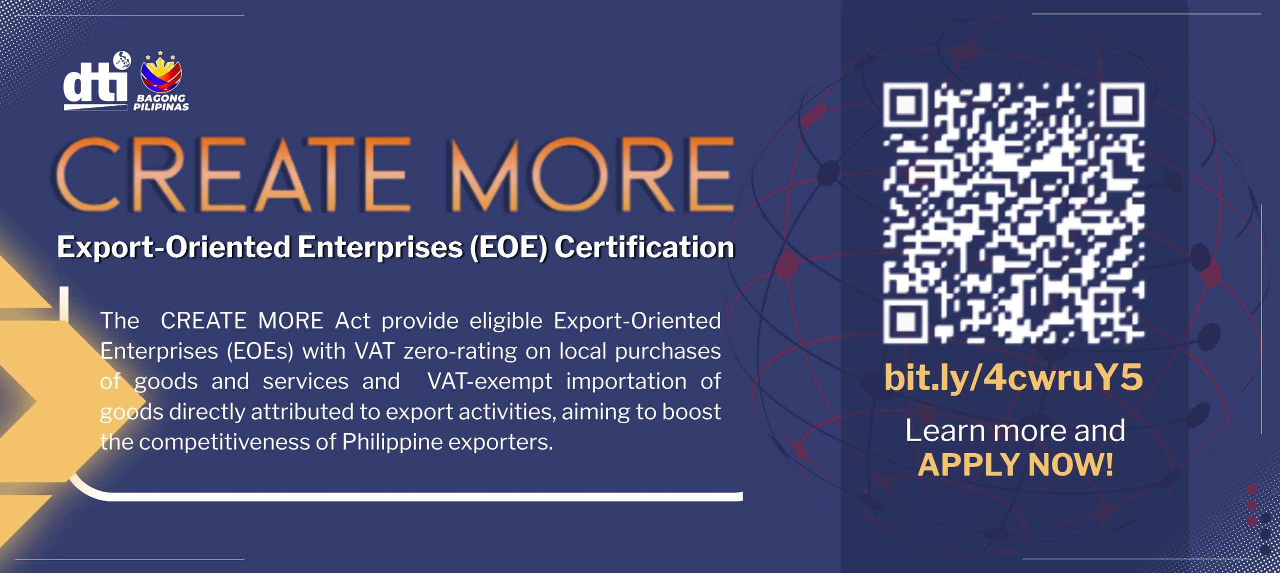 EMB Create More Act Department of Trade and Industry Philippines