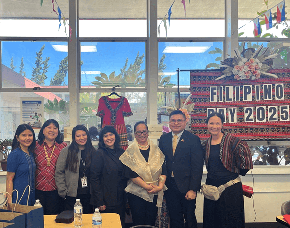 Key attendees during the Filipino Day event at Hayward Twin Oaks Montessori Schoo