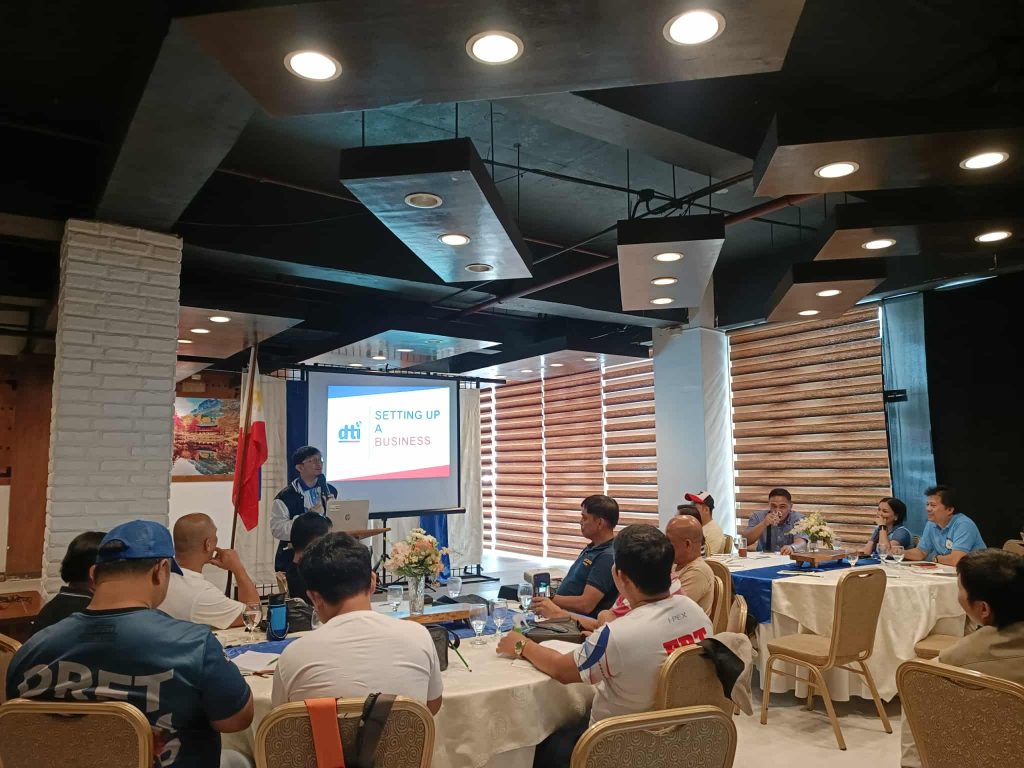 DTI-Laguna and DOLE-Laguna conduct a business seminar in Calamba City to train union officers on entrepreneurship, business registration, and basic bookkeeping as part of their joint support for aspiring MSMEs