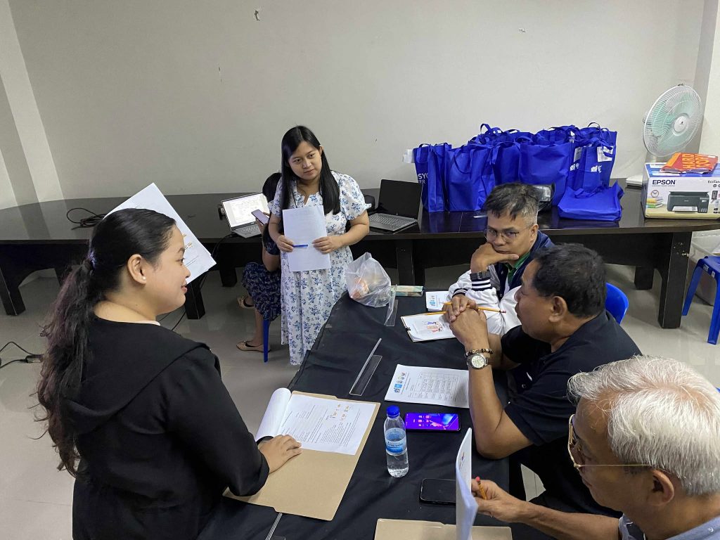 Graduates of the YEP-BYOB 2025 program in Laguna pose for a group photo during the Business Improvement Plan Pitching and Graduation Ceremony held at the YDA Conference Room in Santa Cruz, Laguna.