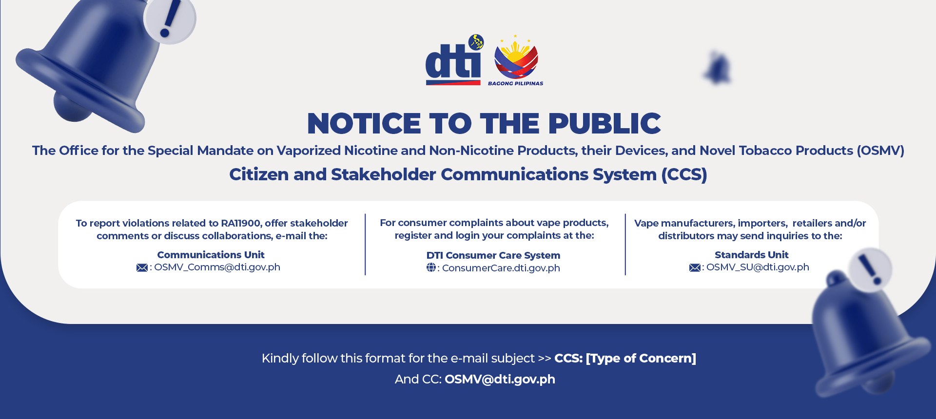 OSMV-Banner-1 Laws, Issuances, & Compliance