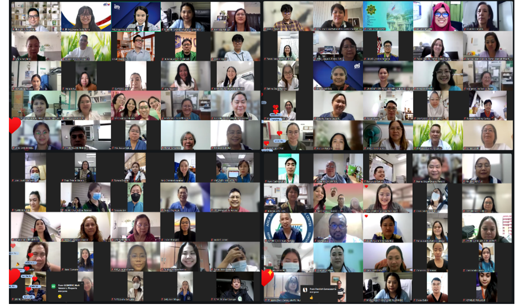 Group photo taken at the conclusion of the two-day ISO 15189 Orientation Webinar